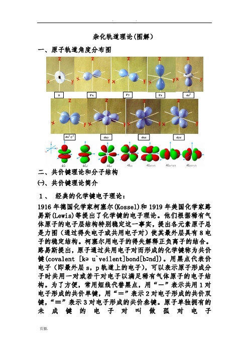 杂化轨道理论(图解)