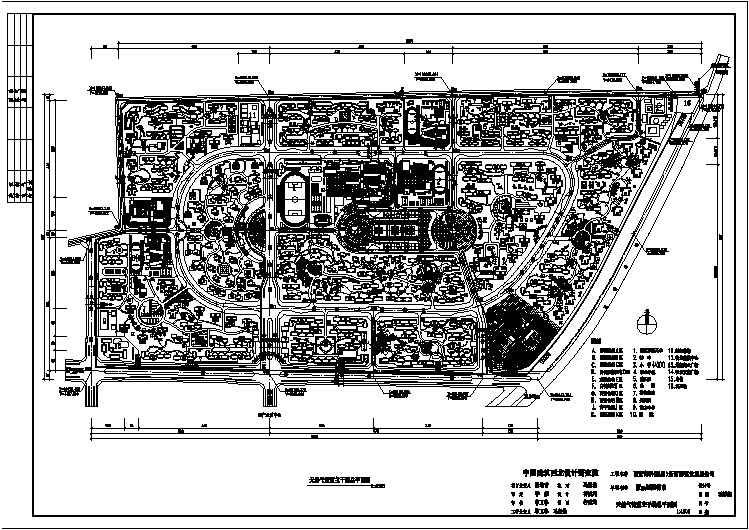 【设计图纸】紫薇城市花园(精选CAD图例) 