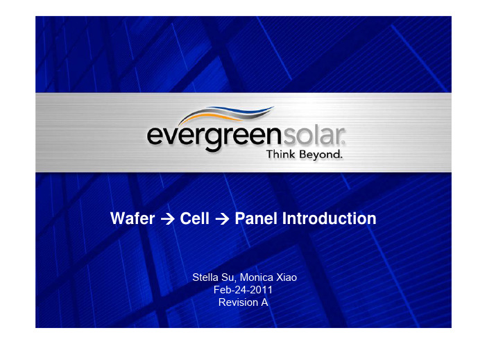 Wafer-Cell-Panel Introduction(Rev[1]