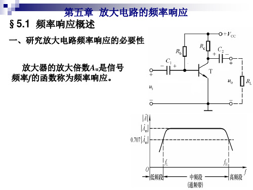 第五章  放大电路的频率响应