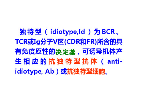 独特型网络的免疫调节