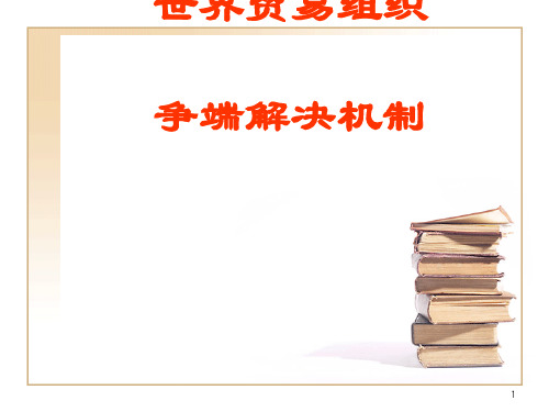 WTO争端解决机制ppt
