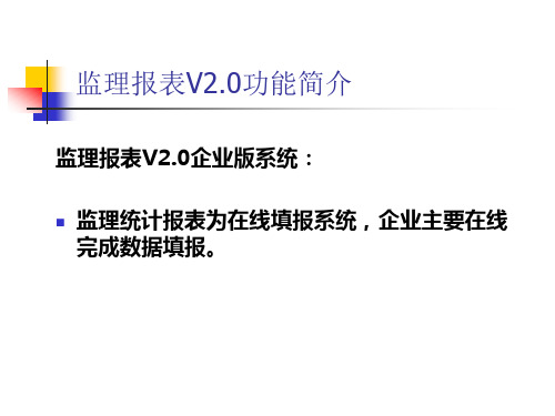 建设工程监理统计报表V