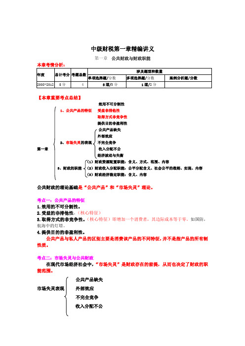 中级财税精美讲义(内部资料)