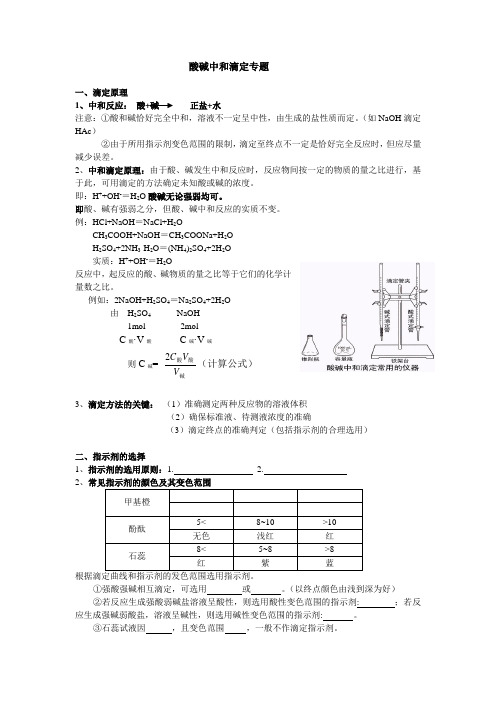 中和滴定