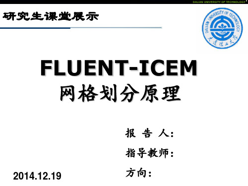 大连理工大学FLUENT-ICEM界面讲解以及快捷键