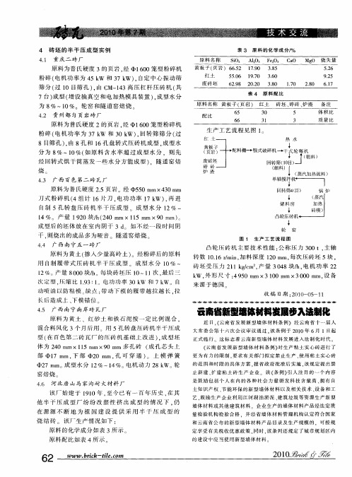 云南省新型墙体材料发展步入法制化