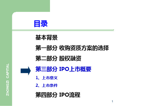 IPO上市的基本流程概述(共 63张PPT)