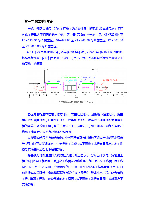 排水综合管沟施工设计方案