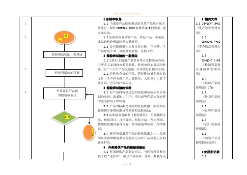 产品检验和试验管理办法