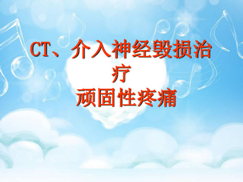 CT、介入神经毁损治疗幻灯片课件