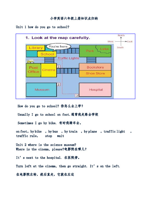 六年级英语上册重点知识点及语法-六上英语知识点(最新最全)