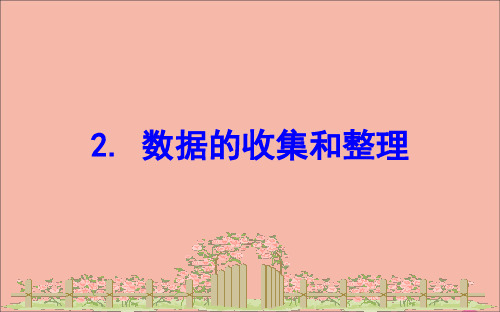 二年级下册数学课件-八休闲假日_解决问题8.2数据的收集和整理课件苏教版 (共15张PPT)