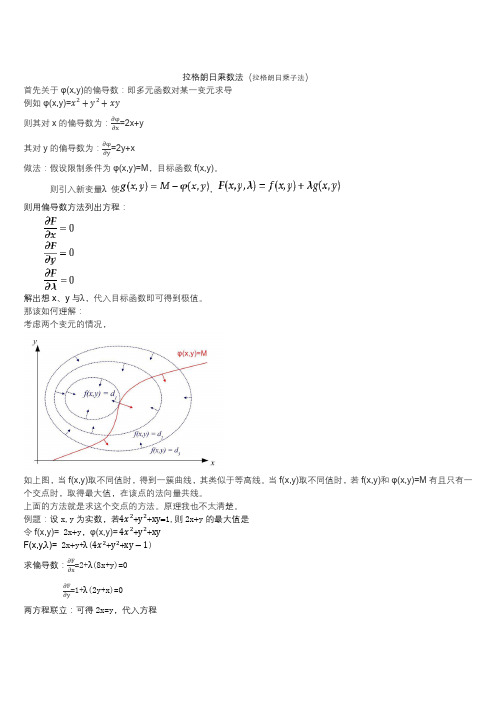 拉格朗日乘数法