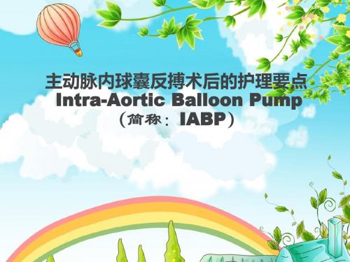 IABP术后的护理要点