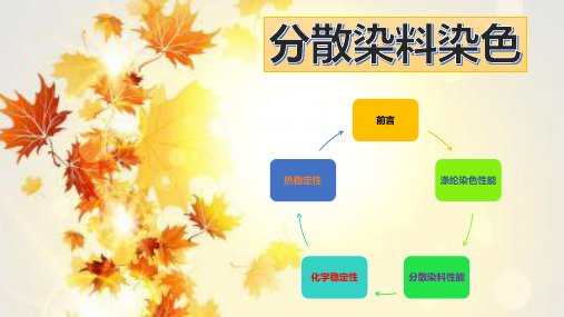 分散染料染色