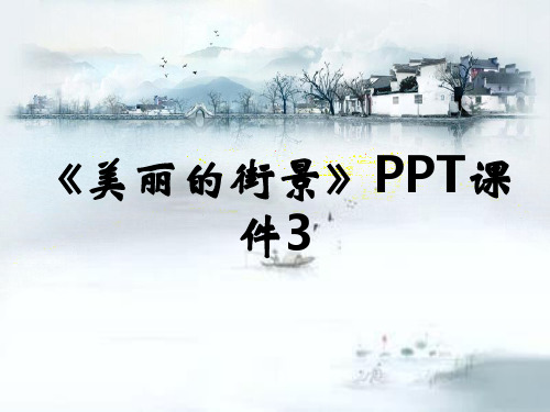 《美丽的街景》PPT课件3