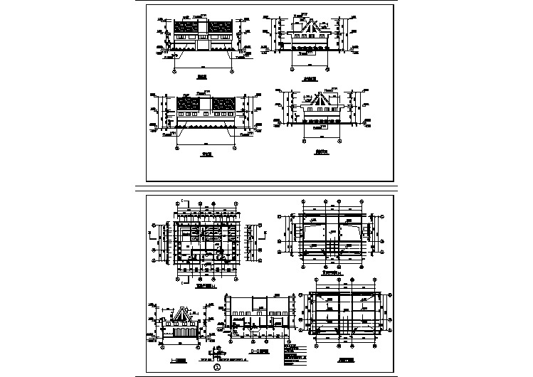 某公共厕所建施设计CAD图