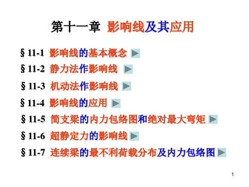 结构力学影响线