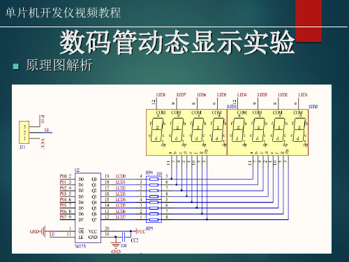 单片机开发-数码管动态显示