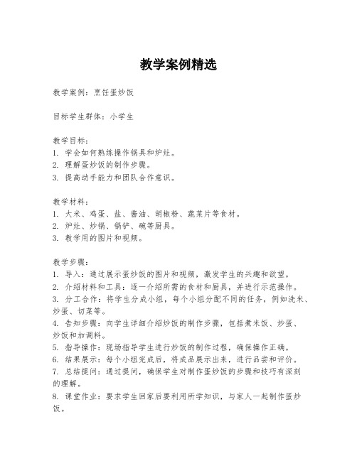 教学案例精选