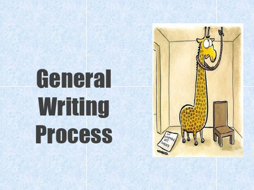 process of writing