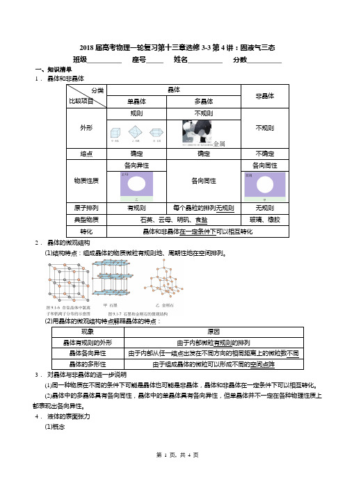 固液气三态