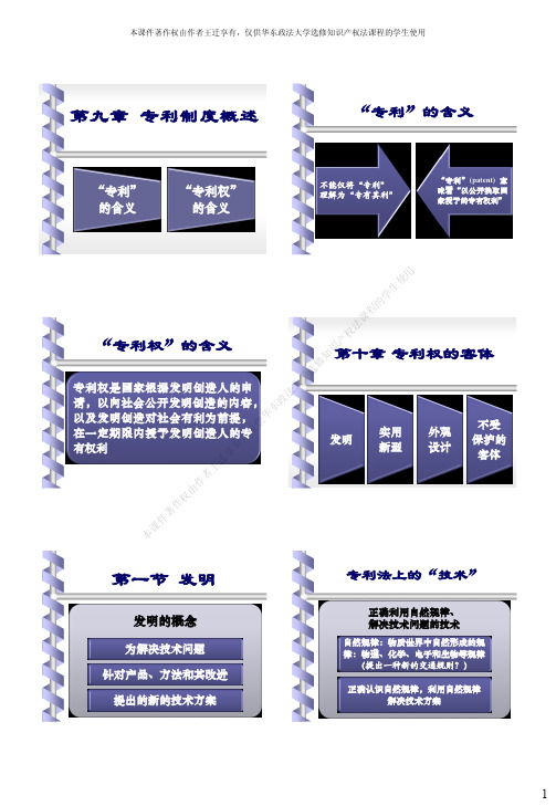 专利的含义