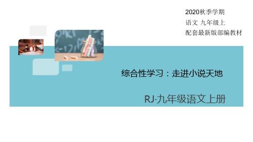 2020秋部编版九上语文(学练优)综合性学习：走进小说天地