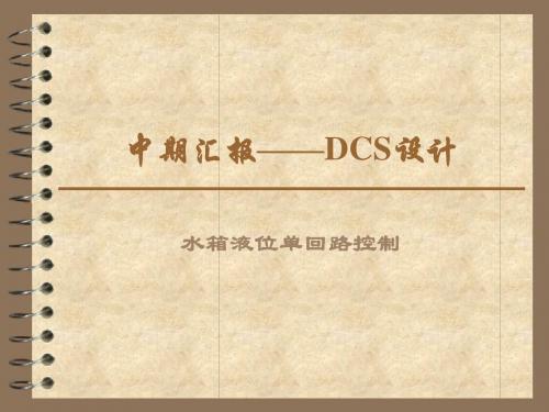 DCS设计汇报