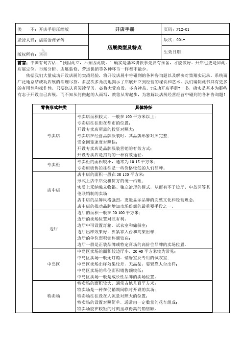 开店手册DOC15店铺管理者必读(1)