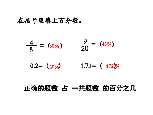新苏教版六年级数学上册《 百分数 6、求百分率的实际问题》研讨课件_27