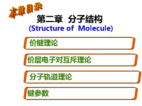 无机化学 分子结构PPT课件