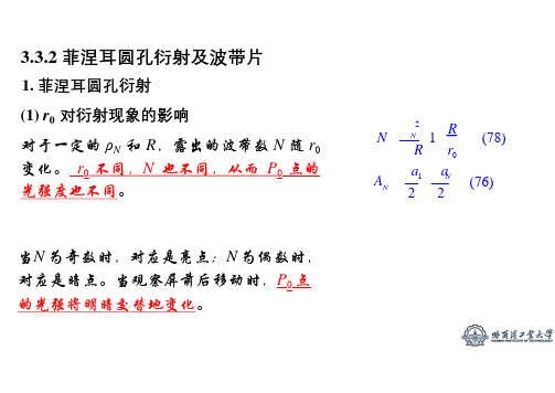 02-33.2 菲涅耳圆孔衍射及波带片