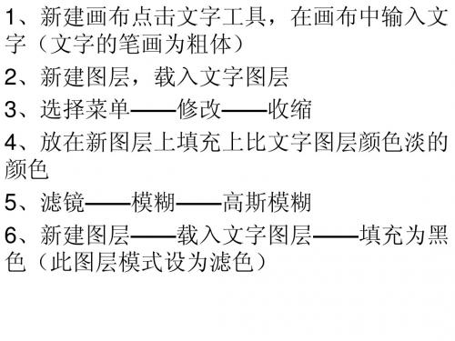 金属字的制作