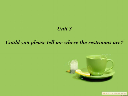 unit3 Could you please tell me where the restrooms are 复习知识点总结