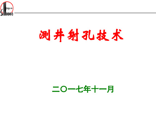 测井射孔新技术