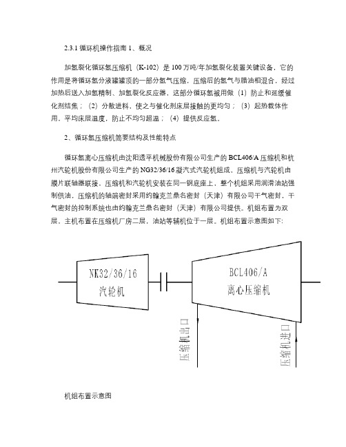 循环氢压缩机操作指南.