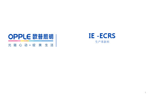 ECRS四大原则PPT精选文档