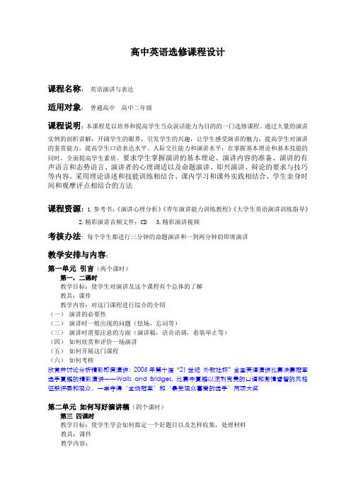 英语演讲与表达