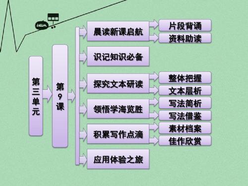 【三维设计】高中语文 第三单元 第9课 祝福精品课件 粤教版必修3