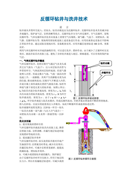 反循环钻井与洗井技术