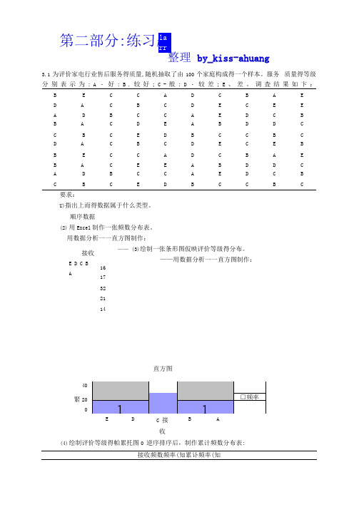 统计学(贾俊平等)第五版课后习题答案(完整版)人大出版社