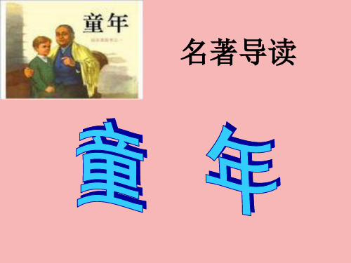 名著导读《童年》完整版PPT课件