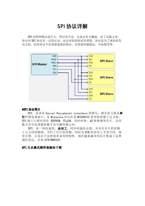 SPI协议详解