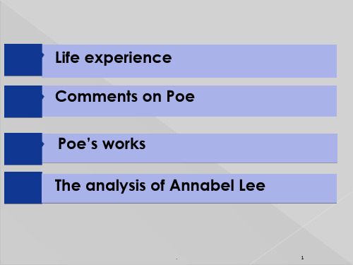美国文学爱伦坡安娜贝尔李-文档资料
