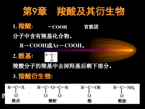 大学化学 羧酸及其衍生物