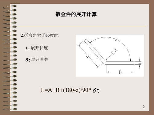 钣金件设计规范