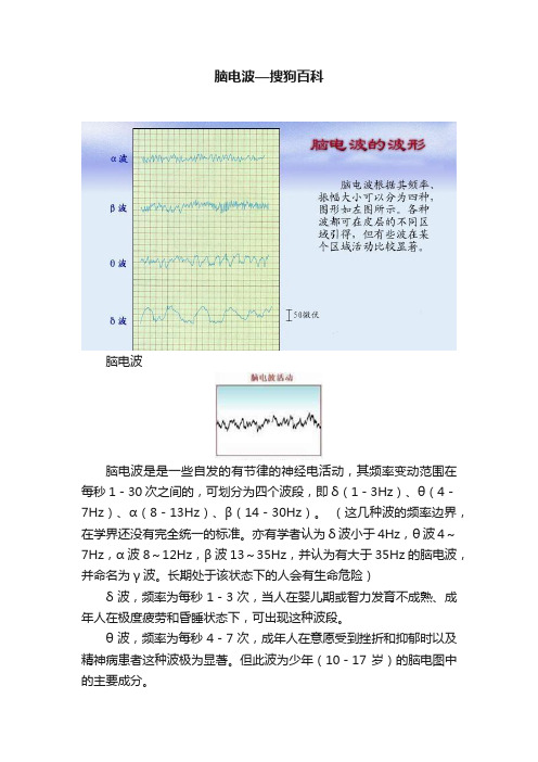 脑电波—搜狗百科