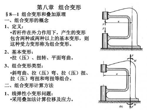 材料力学课件第8章组合变形zym